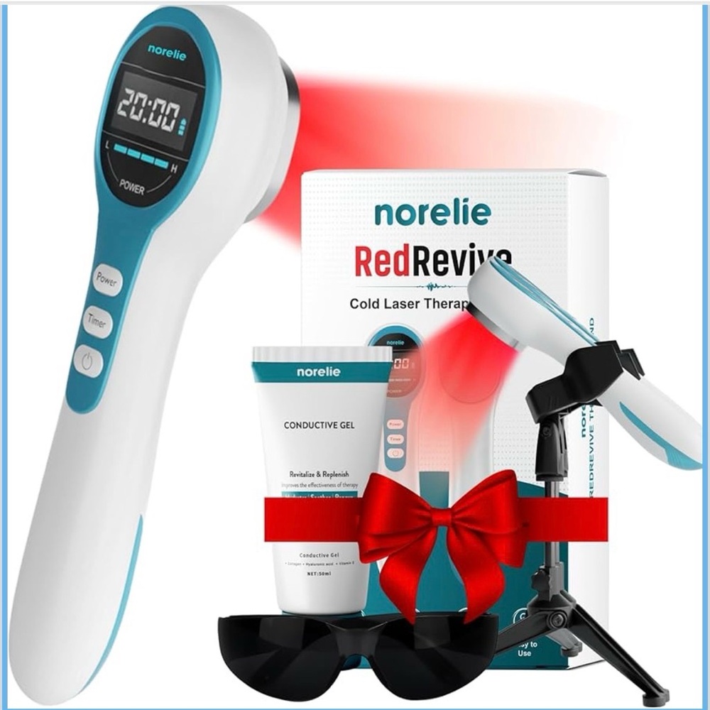 RedRevive Cold Laser Therapy Device - White and Blue